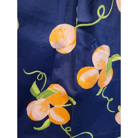 New Era By Modcloth Faux Wrap Dress Blue Peaches Sz 0 - Picture 5 of 9